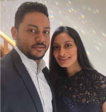 Shena & Yogesh, the hosts